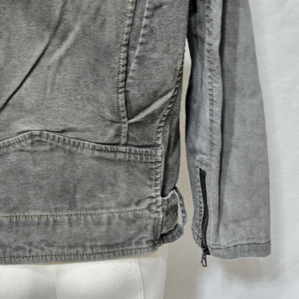 Denim & Supply‎ Ralph Lauren Jacket Womens Medium Moto Biker Belted Zip